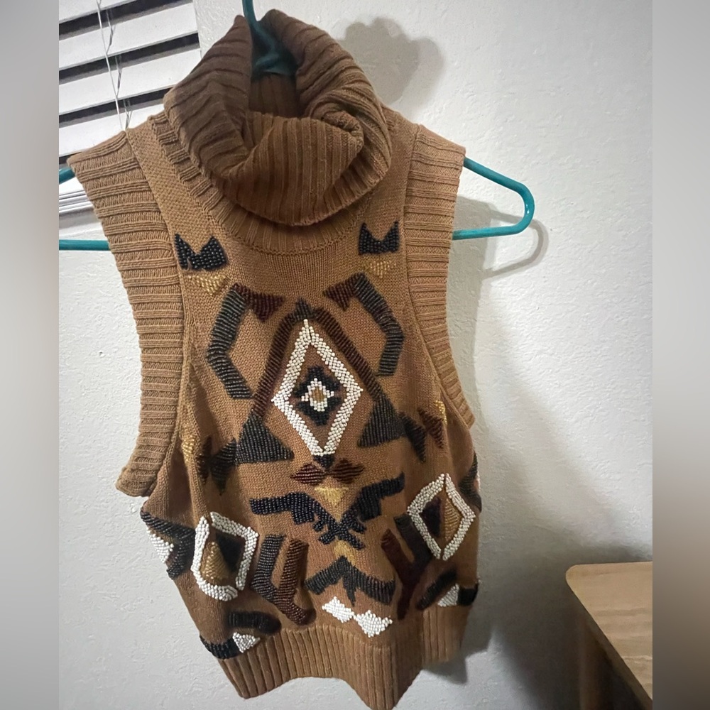 L.A.M.B. Sleeveless turtleneck